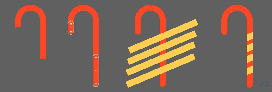 圣誕插畫:AI繪制簡約風(fēng)格圣誕節(jié)插畫