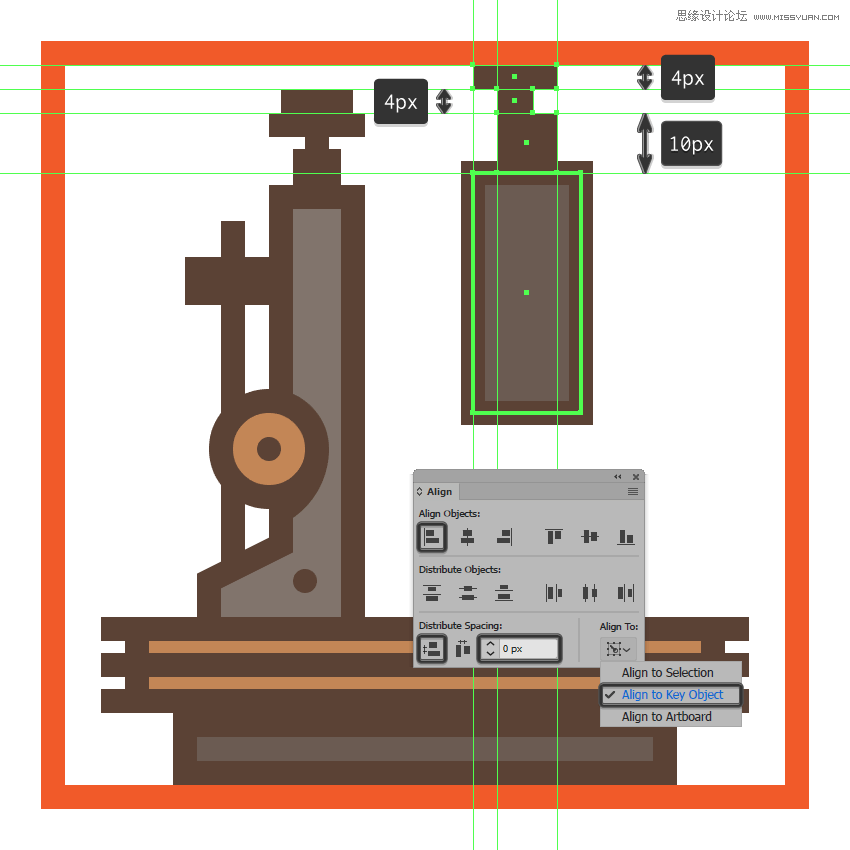 復(fù)古圖標(biāo):AI設(shè)計科學(xué)主題圖標(biāo)教程
