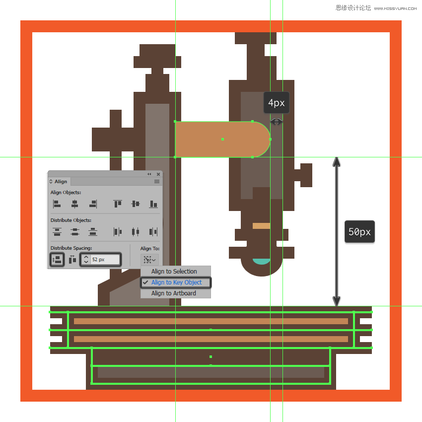 復(fù)古圖標(biāo):AI設(shè)計科學(xué)主題圖標(biāo)教程