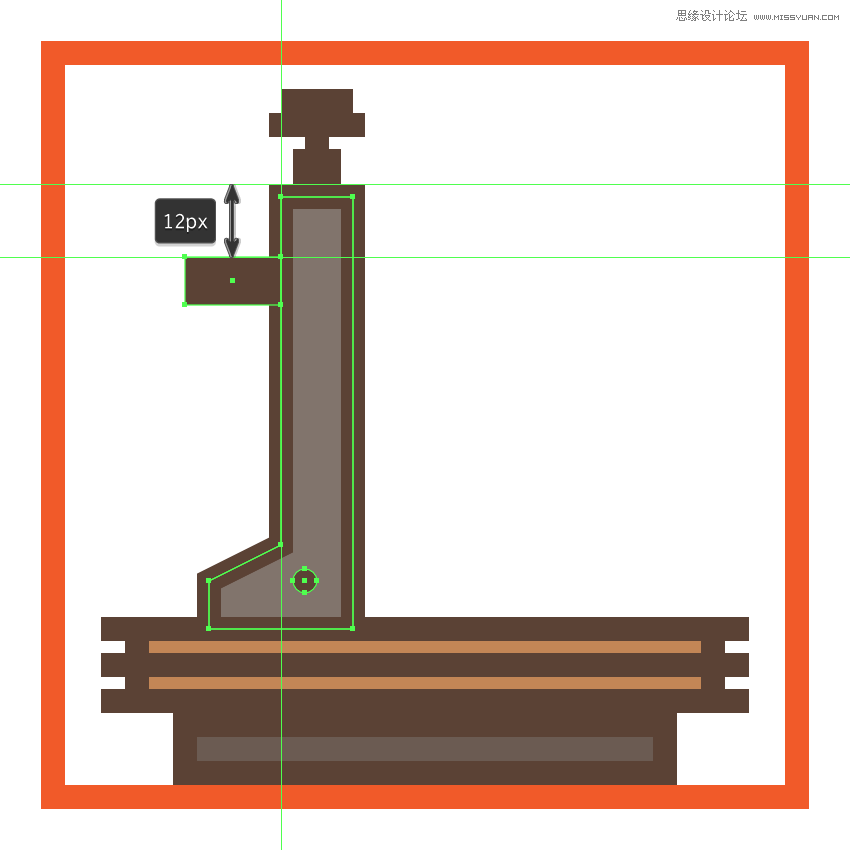 復(fù)古圖標:AI設(shè)計科學(xué)主題圖標教程
