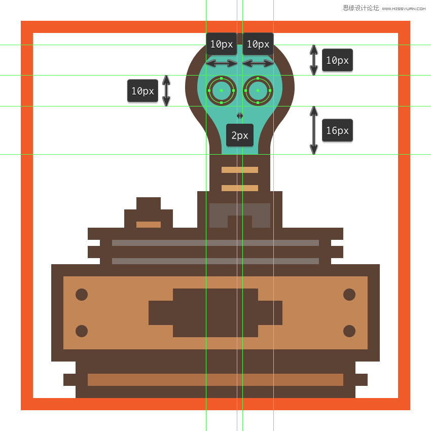 復(fù)古圖標(biāo):AI設(shè)計(jì)科學(xué)主題圖標(biāo)教程