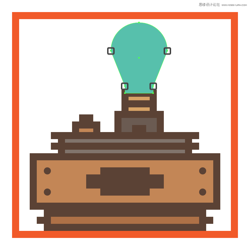 復(fù)古圖標(biāo):AI設(shè)計(jì)科學(xué)主題圖標(biāo)教程