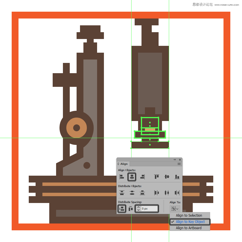 復(fù)古圖標(biāo):AI設(shè)計科學(xué)主題圖標(biāo)教程