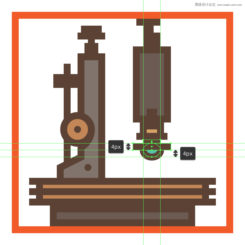 復(fù)古圖標(biāo):AI設(shè)計科學(xué)主題圖標(biāo)教程
