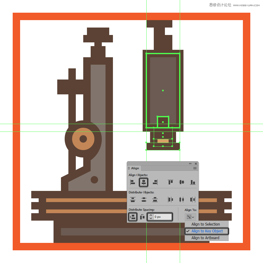 復(fù)古圖標(biāo):AI設(shè)計科學(xué)主題圖標(biāo)教程