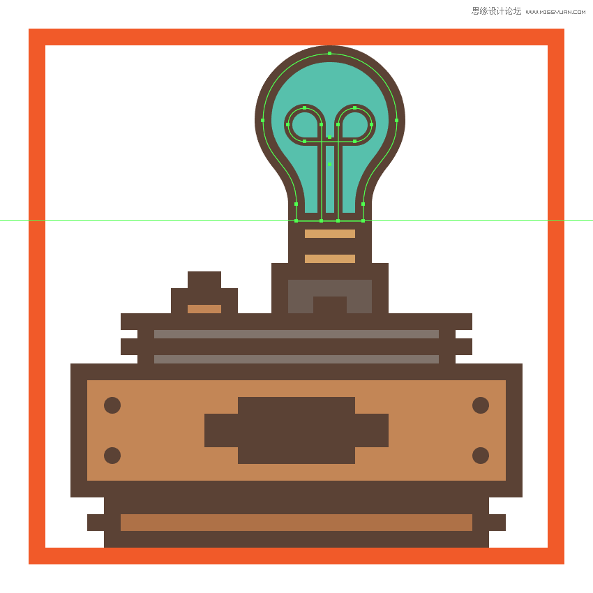 復(fù)古圖標(biāo):AI設(shè)計(jì)科學(xué)主題圖標(biāo)教程