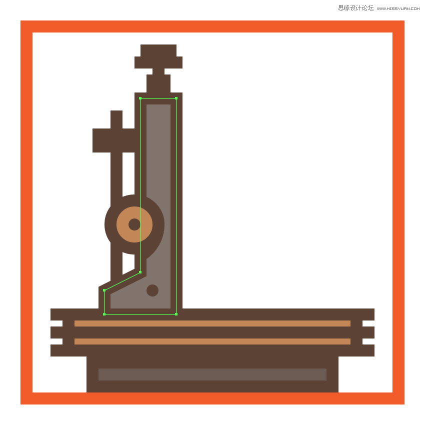 復(fù)古圖標:AI設(shè)計科學(xué)主題圖標教程