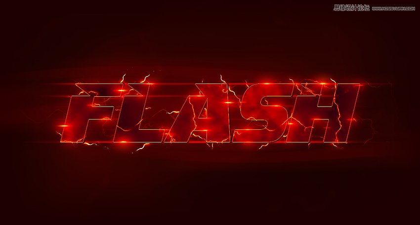 閃電文字:用PS制作閃電特效藝術(shù)字