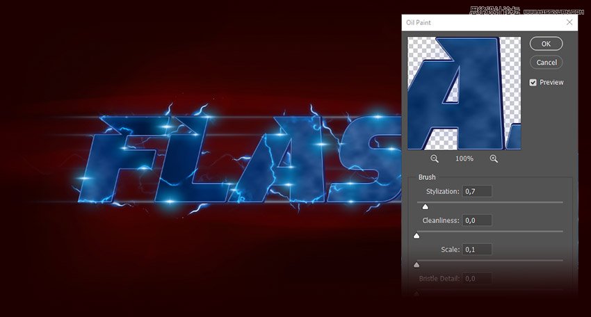 閃電文字:用PS制作閃電特效藝術(shù)字