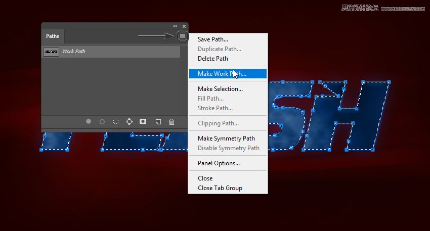 閃電文字:用PS制作閃電特效藝術字
