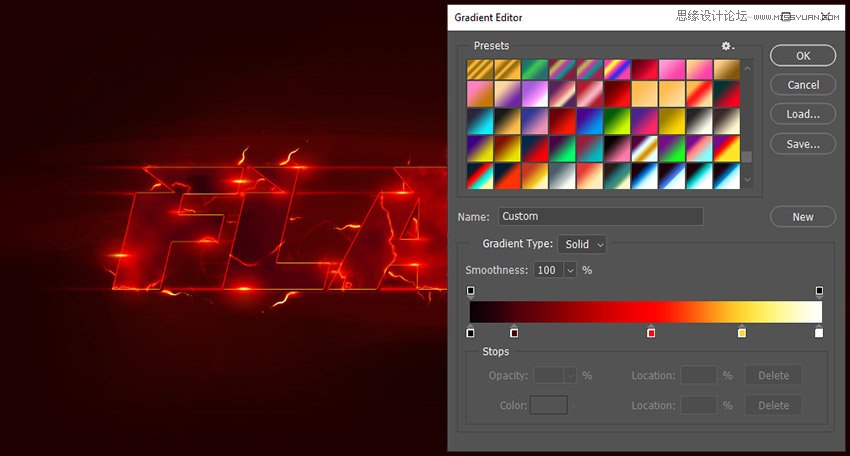 閃電文字:用PS制作閃電特效藝術(shù)字
