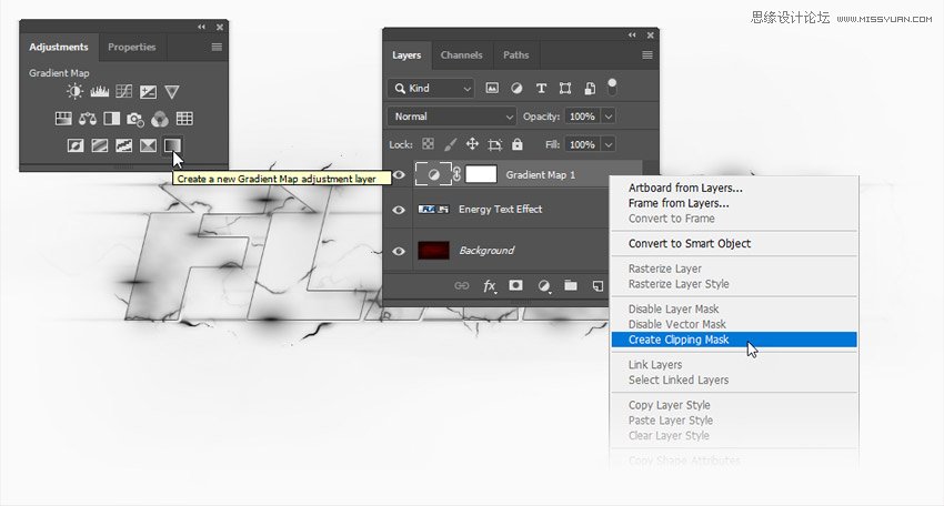 閃電文字:用PS制作閃電特效藝術(shù)字