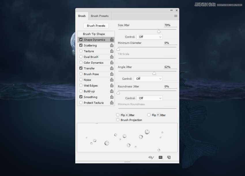 創(chuàng)意合成:用PS合成吞月的魚怪作品