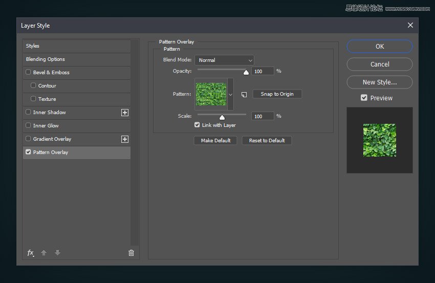 綠葉字體:用PS制作葉子組成的立體字
