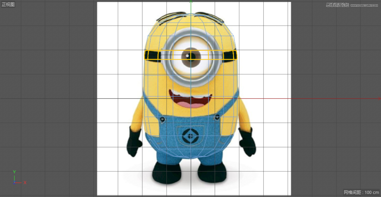 C4D制作呆萌的小黃人建模教程