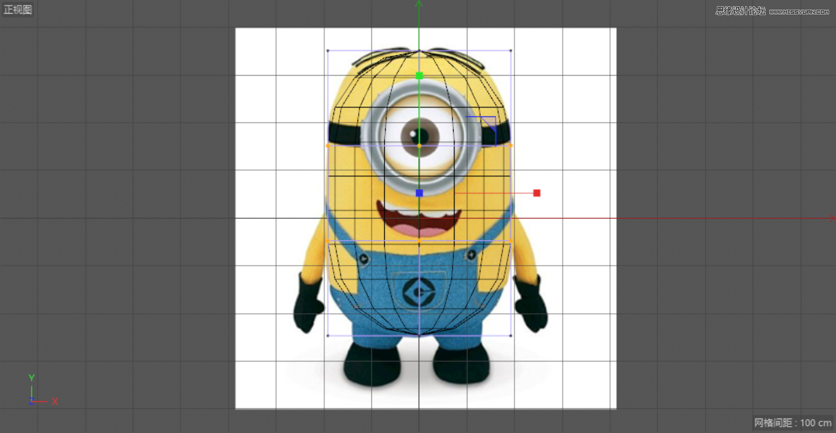 C4D制作呆萌的小黃人建模教程