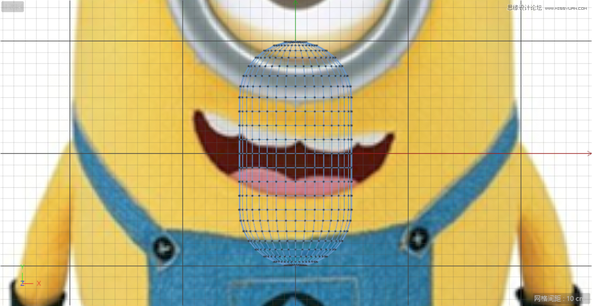 C4D制作呆萌的小黃人建模教程