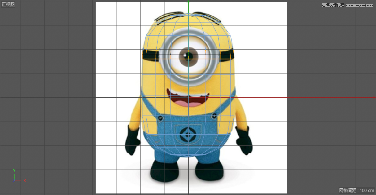 C4D制作呆萌的小黃人建模教程