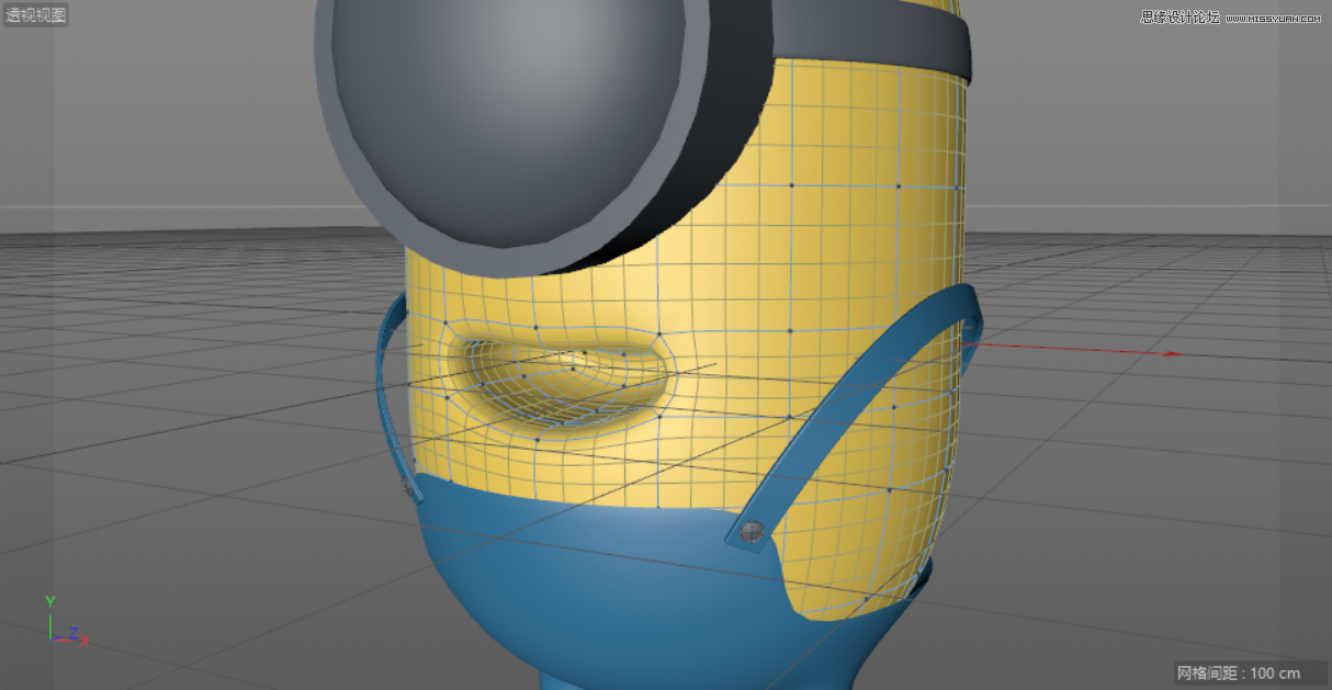 C4D制作呆萌的小黃人建模教程