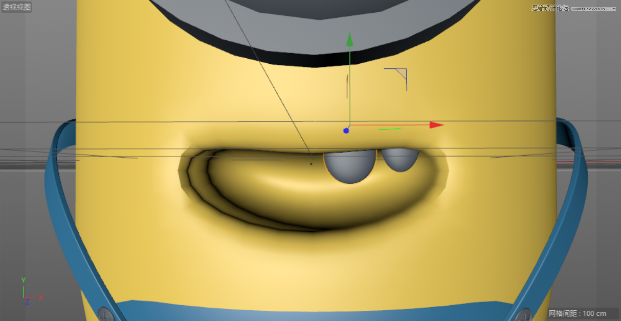 C4D制作呆萌的小黃人建模教程