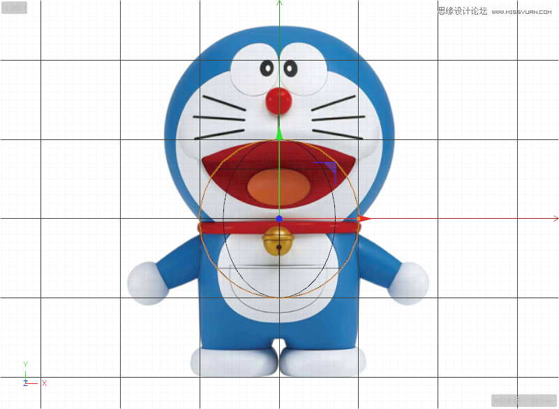 C4D詳解機器貓哆啦A夢建模及渲染