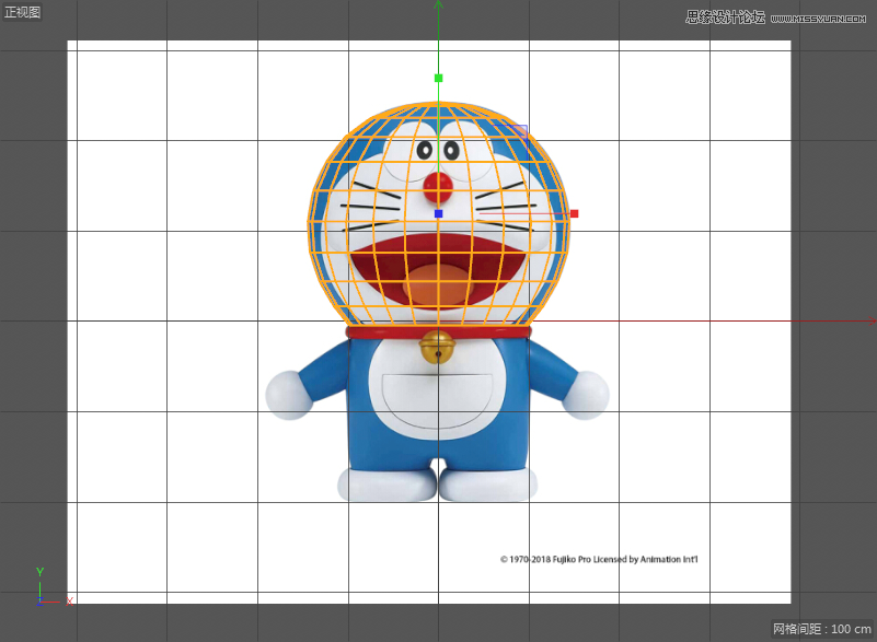 C4D詳解機器貓哆啦A夢建模及渲染