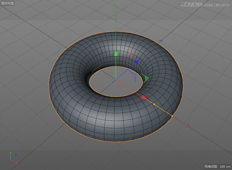 C4DԔ������Ȧ��ʳ�Ľ�ģ����Ⱦ