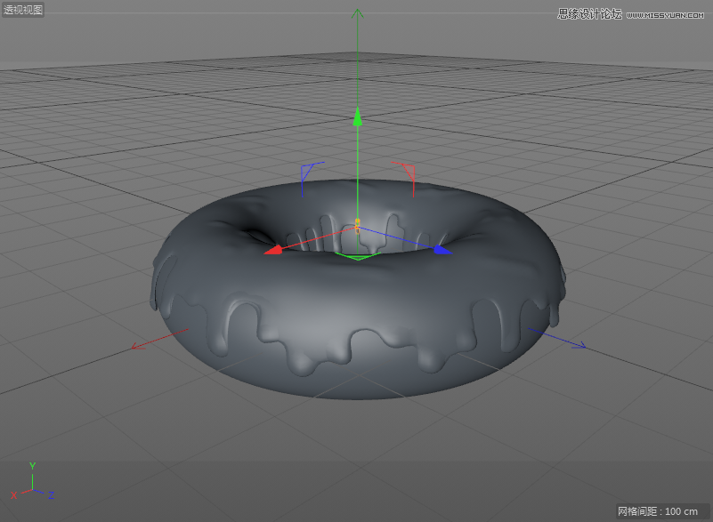 C4DԔ������Ȧ��ʳ�Ľ�ģ����Ⱦ