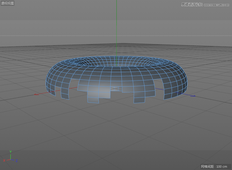 C4DԔ������Ȧ��ʳ�Ľ�ģ����Ⱦ