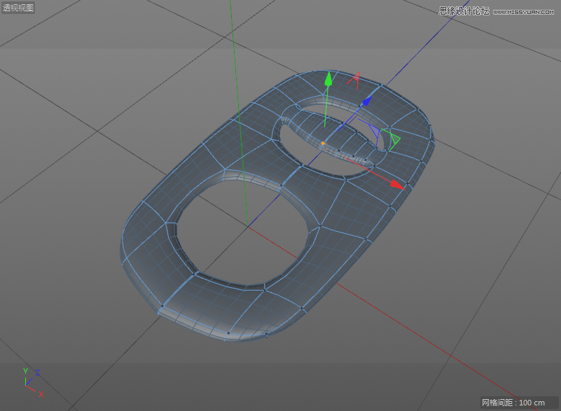 C4D��������Ŀɿڿɘ�������ģ��