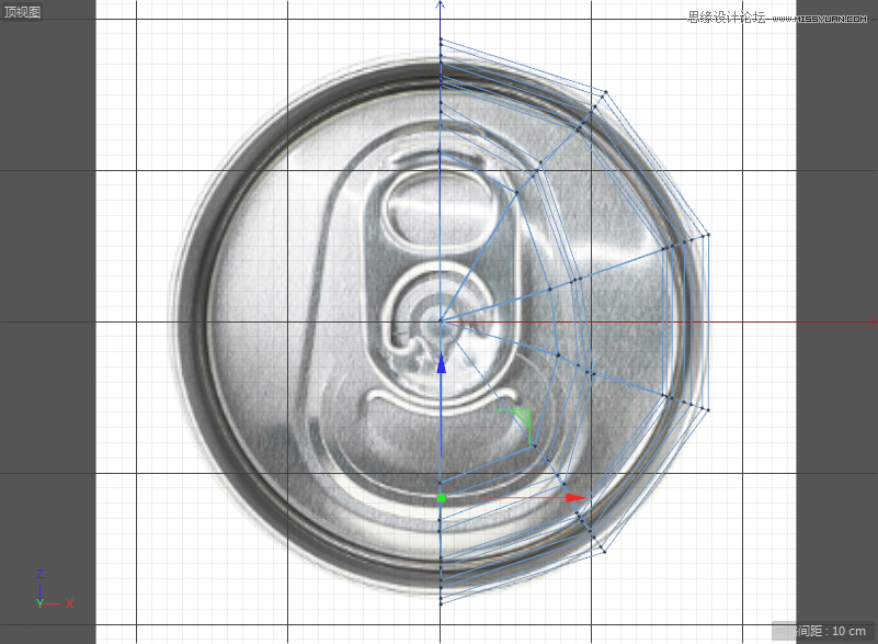 C4D制作逼真的可口可樂易拉罐模型