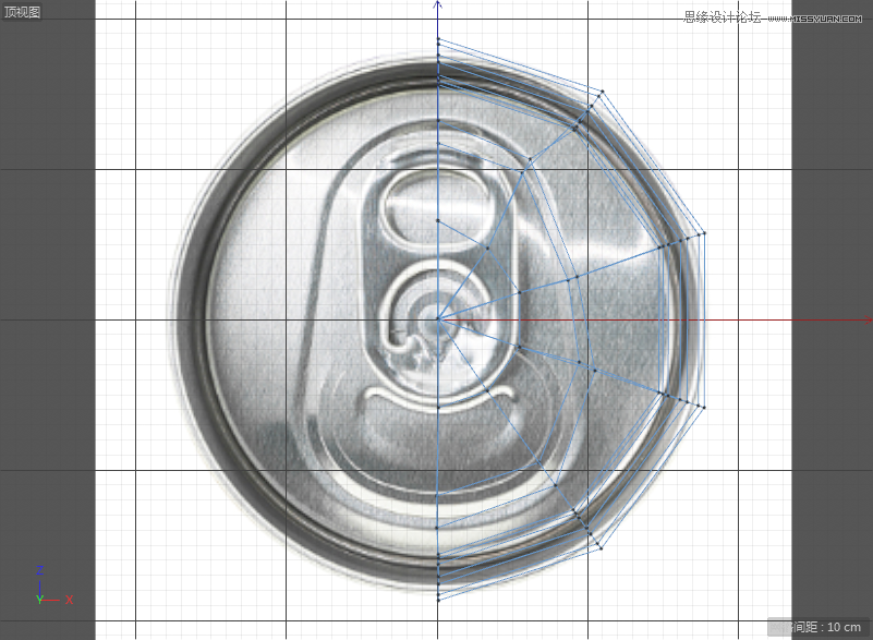 C4D制作逼真的可口可樂易拉罐模型