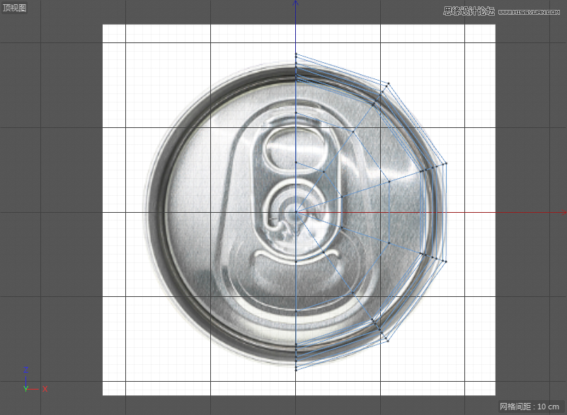 C4D制作逼真的可口可樂易拉罐模型