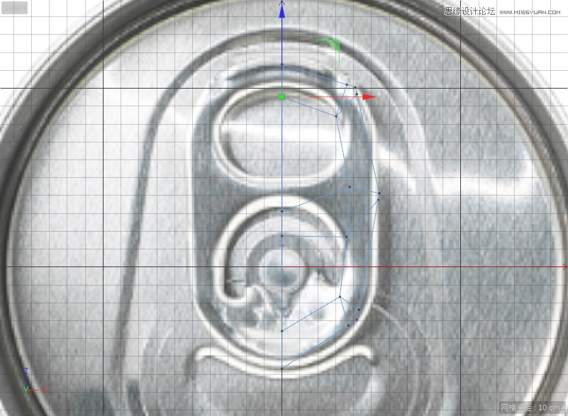 C4D制作逼真的可口可樂易拉罐模型