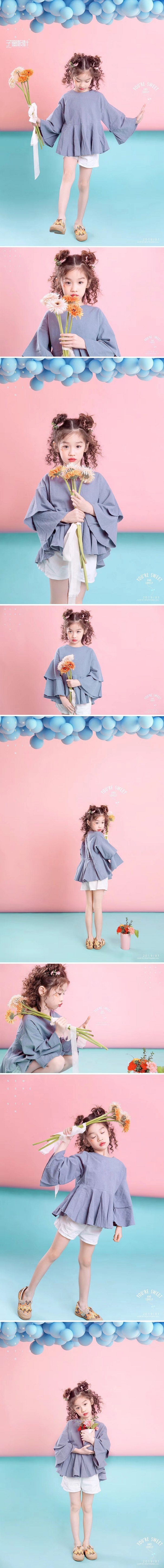 兒童攝影:小清新主題的兒童后期作品