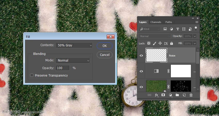 毛茸茸字體:用PS制作動物皮毛藝術字