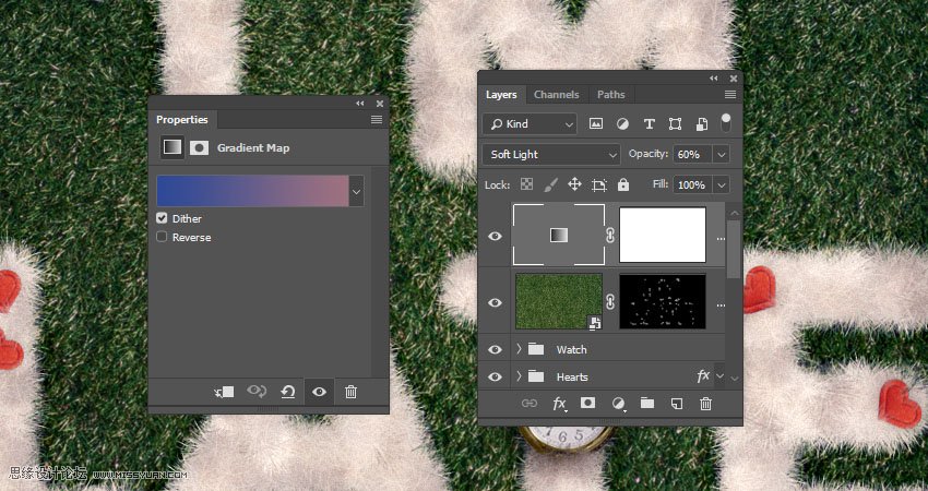 毛茸茸字體:用PS制作動物皮毛藝術字
