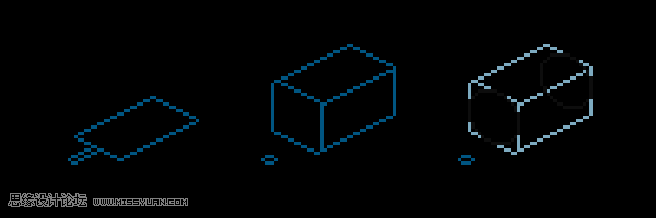 像素工廠:用PS設計等距像素的工廠圖標