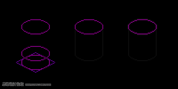像素工廠:用PS設(shè)計等距像素的工廠圖標