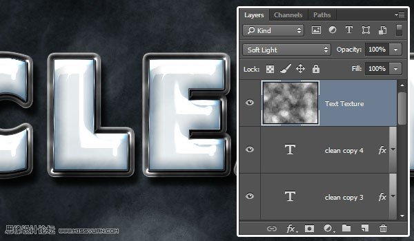 塑料文字:用PS圖層樣式制作塑料藝術字