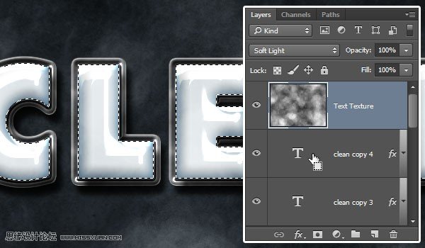 塑料文字:用PS圖層樣式制作塑料藝術字