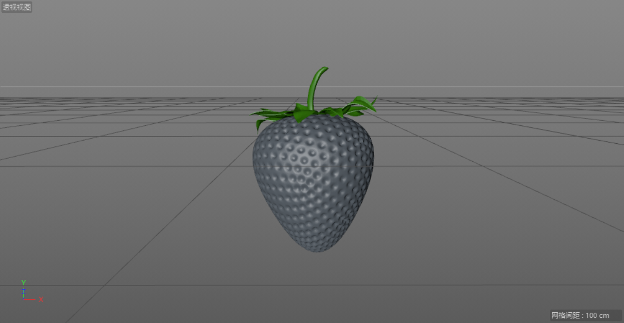 C4D��������Ĳ�ݮ��ģ����Ⱦ