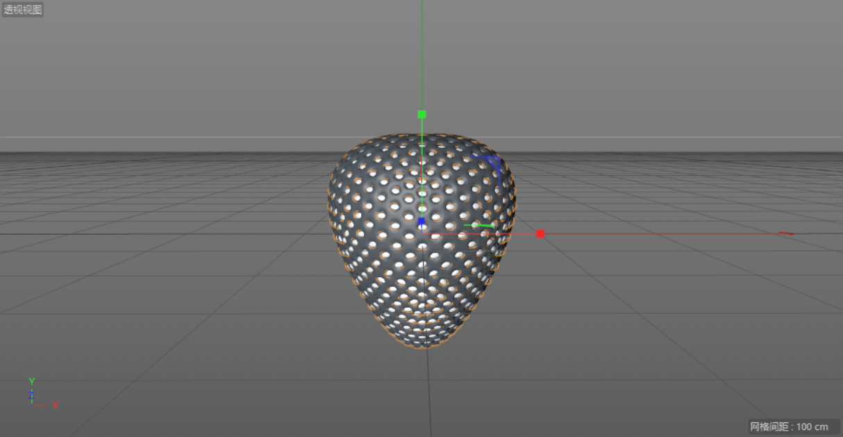 C4D��������Ĳ�ݮ��ģ����Ⱦ