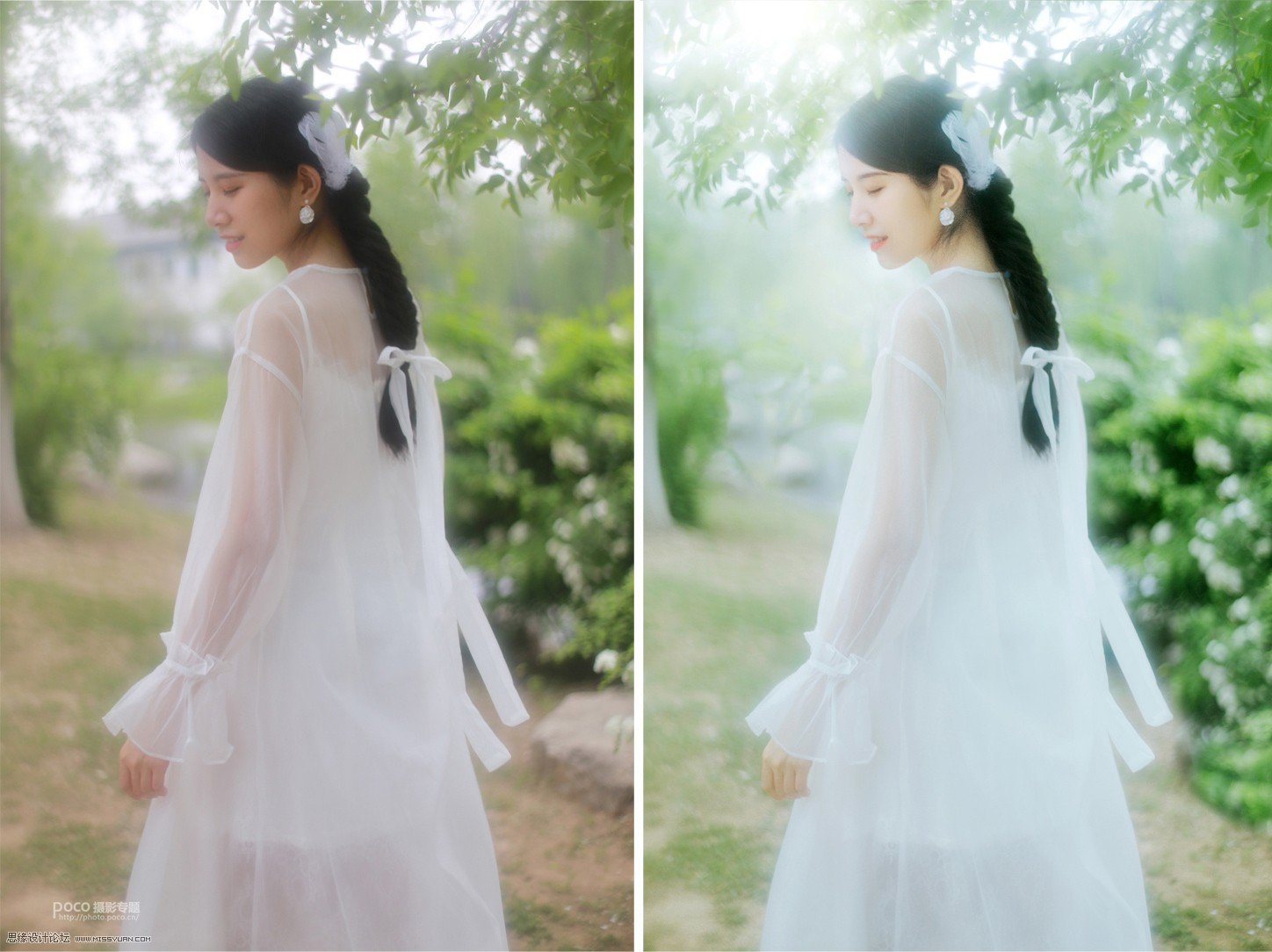 朦朧仙境:用PS調(diào)出美女人像柔光效果