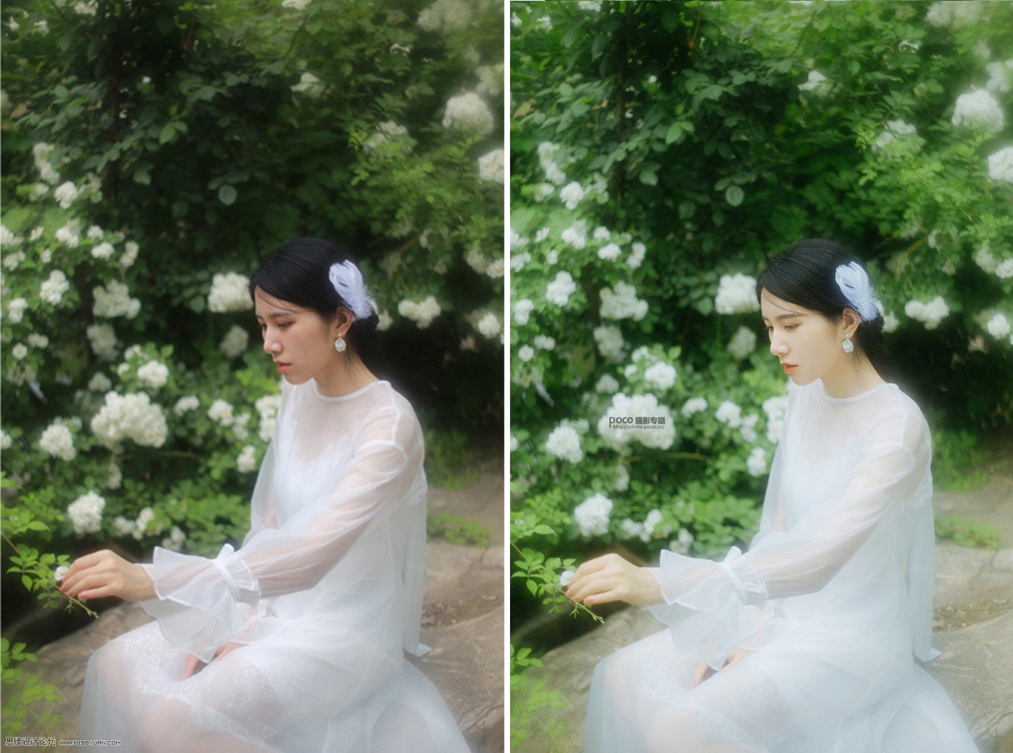 朦朧仙境:用PS調(diào)出美女人像柔光效果