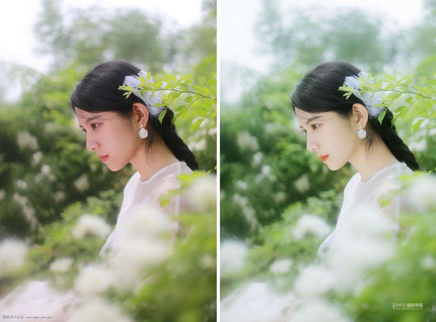 朦朧仙境:用PS調(diào)出美女人像柔光效果