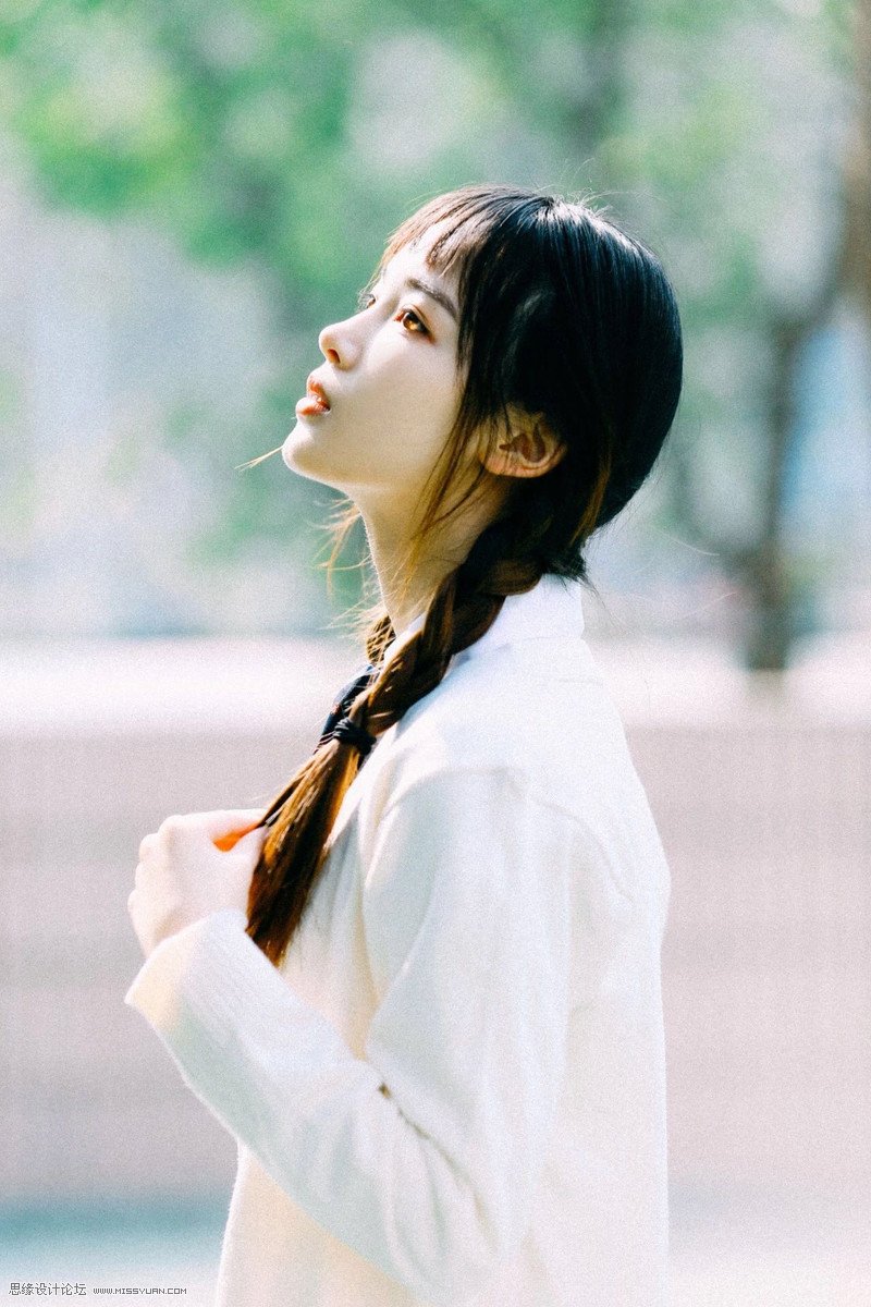 小清新效果:用PS調(diào)出小清新風格的人像