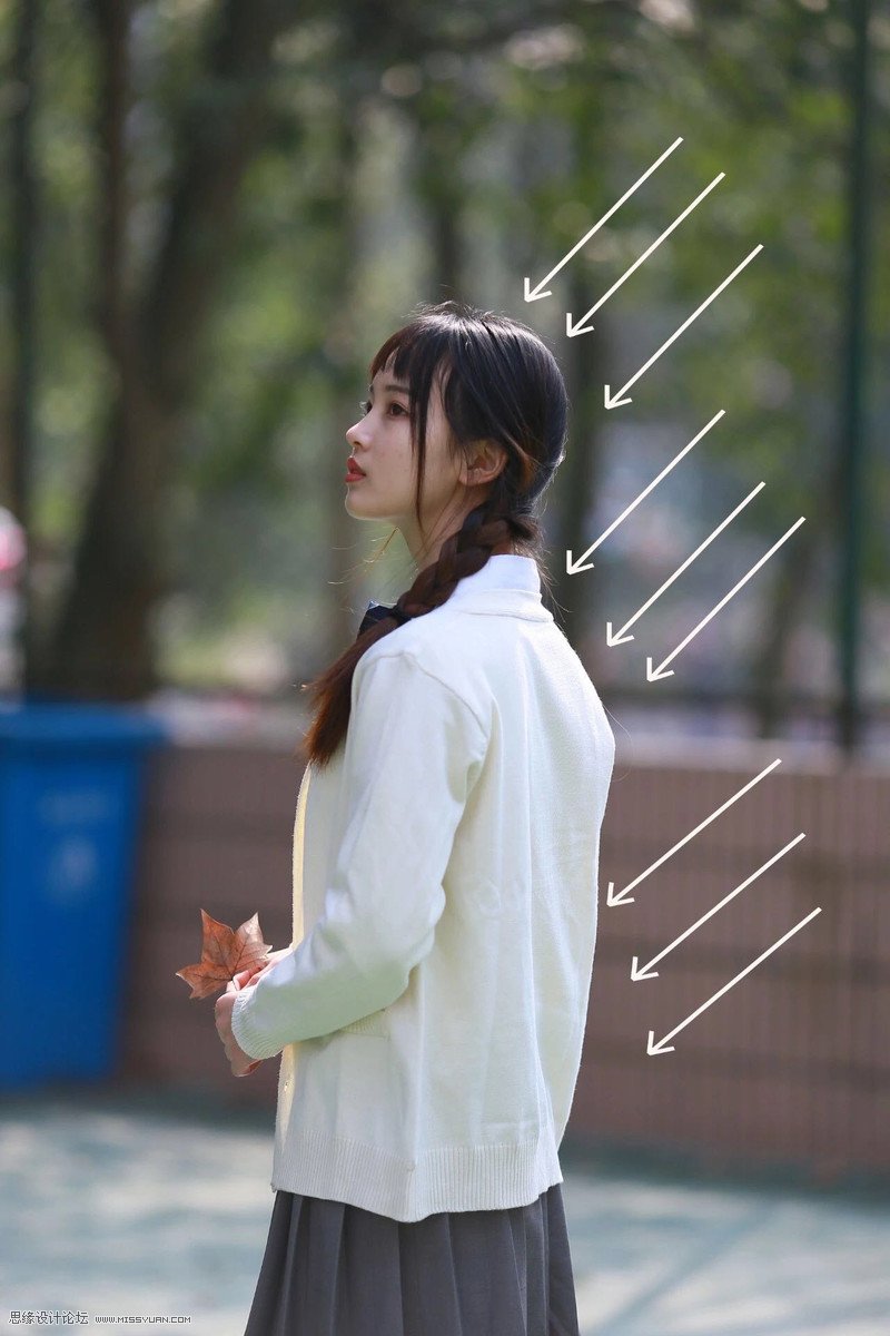 小清新效果:用PS調出小清新風格的人像