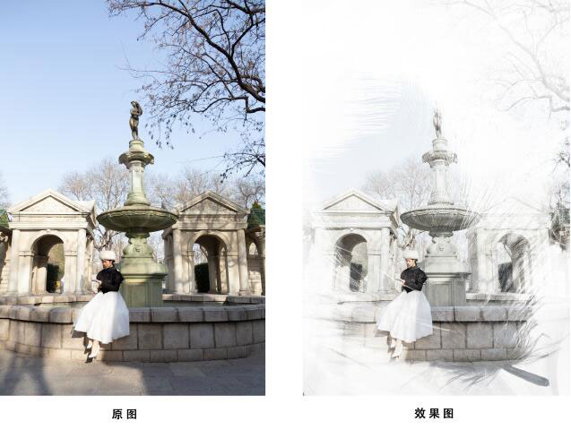 冬季特效:用PS調出冬季唯美的人像效果