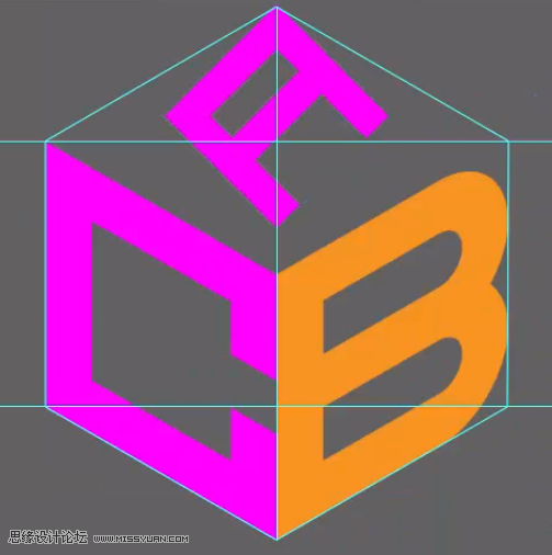 標志設計:用AI制作2.5D風格的LOGO圖標